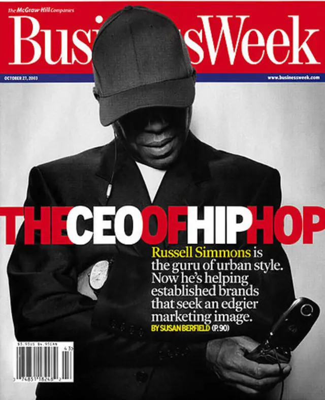 russell simmons on cover of business week in 2003